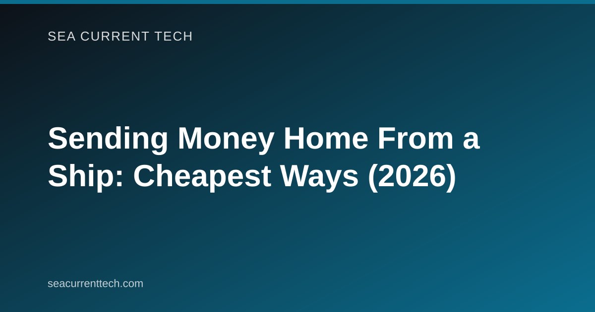 Sending Money Home From a Ship: Cheapest Ways (2026)