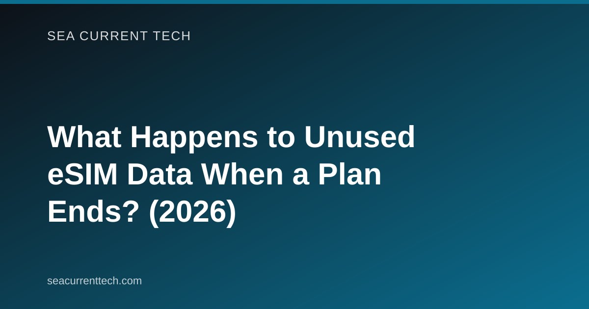 What Happens to Unused eSIM Data When a Plan Ends? (2026)