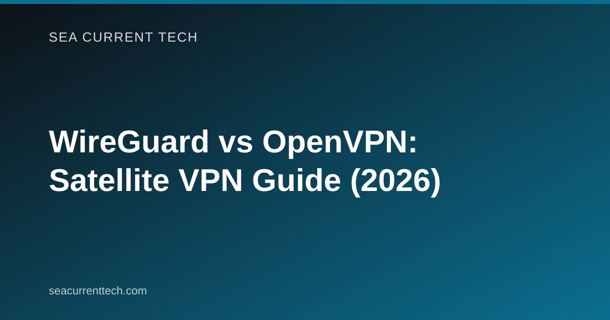 WireGuard vs OpenVPN: Satellite VPN Guide (2026)
